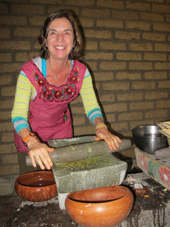 Making Fresh Salsa, Oaxaca, Mexico